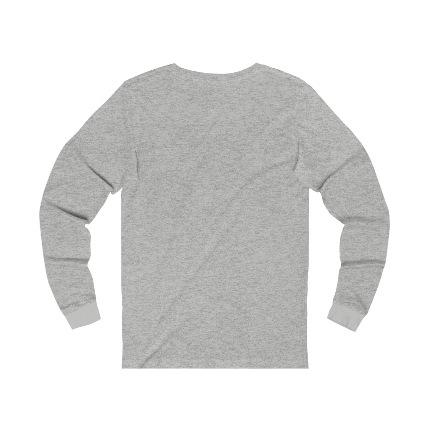 White Font Unisex Jersey Long Sleeve Tee