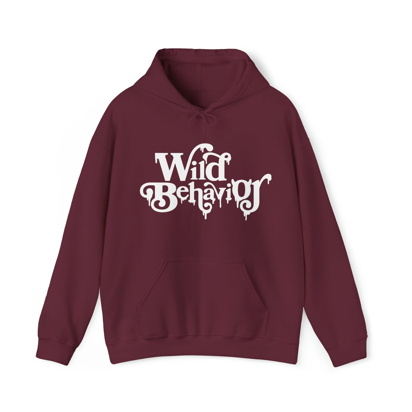 White Font Unisex Heavy Blend™ Hooded Sweatshirt