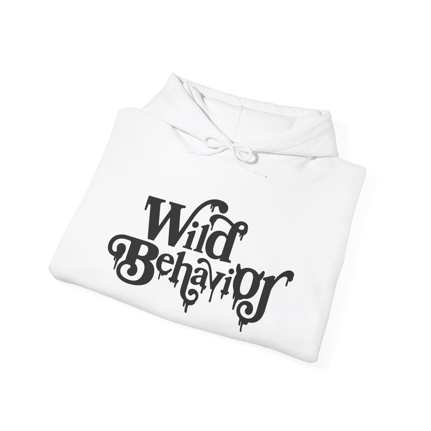 White Font Unisex Heavy Blend™ Hooded Sweatshirt